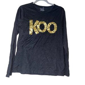 Women’s Koo Crew Neck Sweatshirt Black Sz L